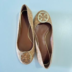 Tory Burch Cork Reva Ballerina Flats